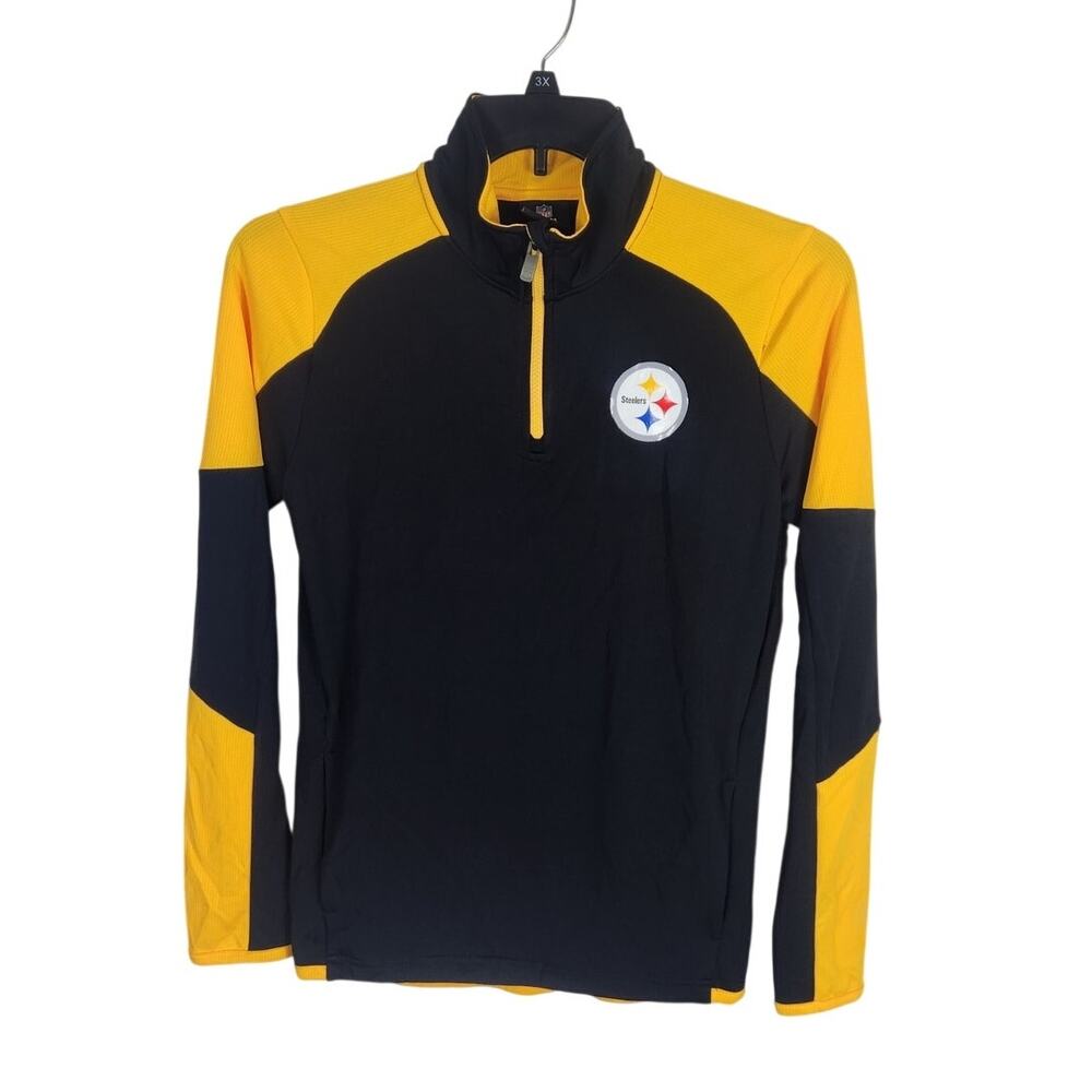 Pittsburgh Steelers Quarter Zip NWT Youth Large 14/16